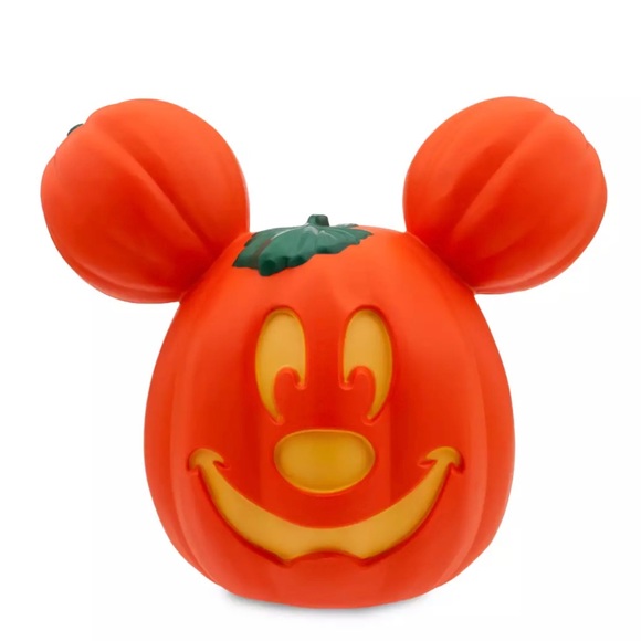Disney Parks 2023 Mickey Mouse Light Up Jack O’ Lantern Big Giant Pumpkin HTF - Picture 2 of 5